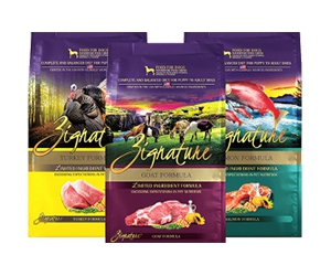 Get a Free Zignature Food For Dogs Sample