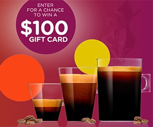 Win a $100 Gift Card from Nescafe Dolce Gusto