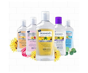 Free Witch Hazel Skincare Samples from Dickinson's or Humphrey's