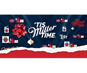 Win Festive Miller Lite Merch - Beanie, Socks, Sweatsuit, Sweater and More!
